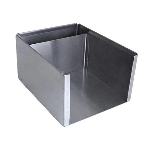 BarConic® 3.5" Tall Square Stainless Steel Napkin Holder - Image 2