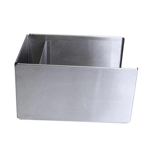 BarConic® 3.5" Tall Square Stainless Steel Napkin Holder - Image 4