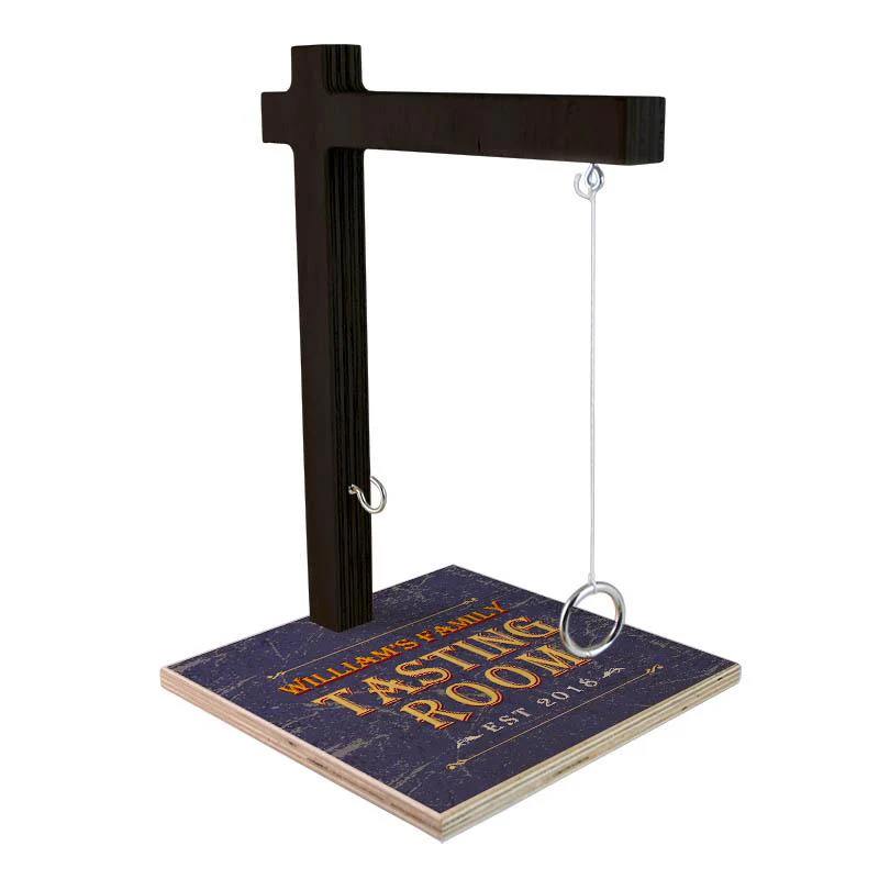 CUSTOMIZABLE Large Tabletop Ring Toss Game - Tasting Room - Image 3