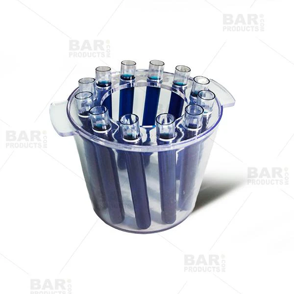 BarConic® Test Tube Ice Bucket Shooter Tray - 12 Test Tubes - Clear - Image 3