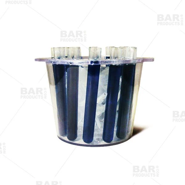 BarConic® Test Tube Ice Bucket Shooter Tray - 12 Test Tubes - Clear - Image 4