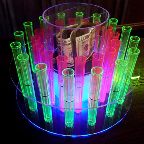 Test Tube Shot Serving Tray Remote Controlled - 32 Hole LED - Image 3
