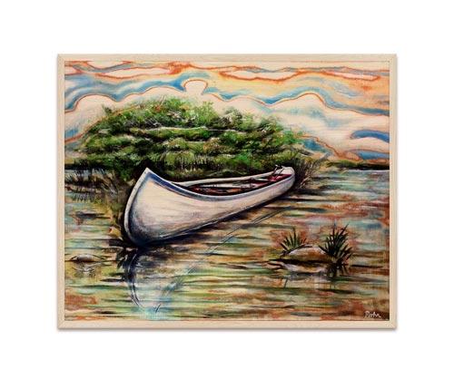 Wooden Table Top - Two Types Available - The Canoe 24" x 30" - Image 3