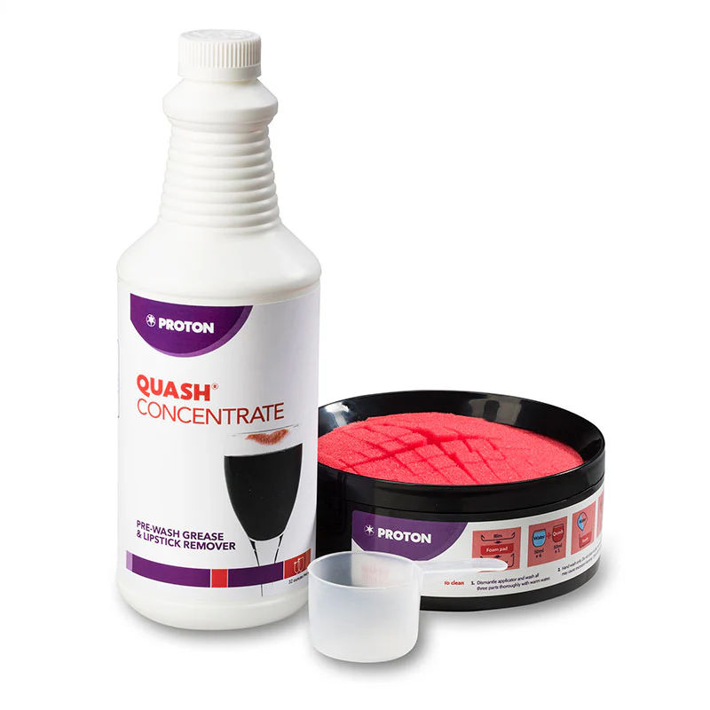 The QUASH® Pre-wash Grease and Lipstick Remover
