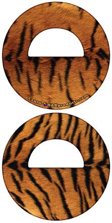 Tiger Pattern Round Bottle Opener
