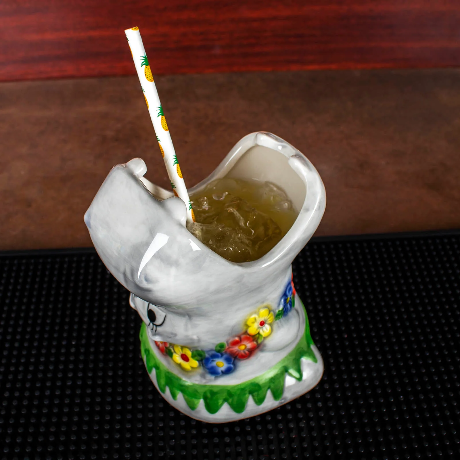 Tiki Drinkware - The Happy Hippo - 14 ounce - BarConic® - Image 2