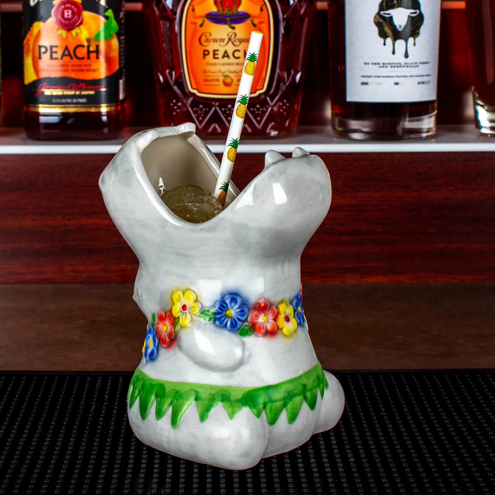 Tiki Drinkware - The Happy Hippo - 14 ounce - BarConic® - Image 5