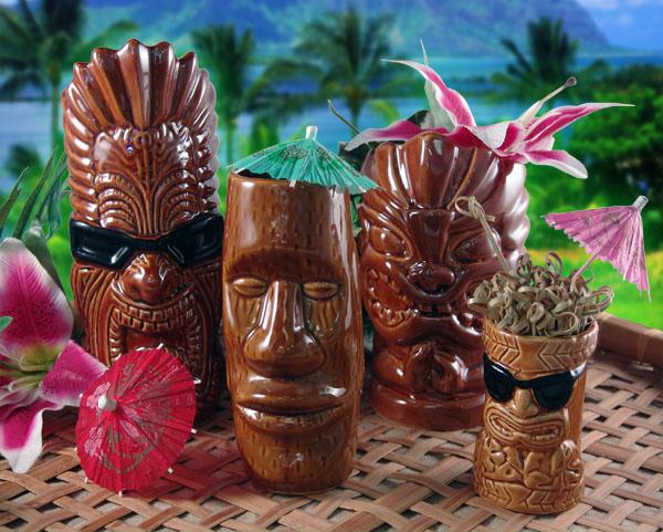 Tiki Mugs Drinkware Package 1 - Set of 4 - Image 3