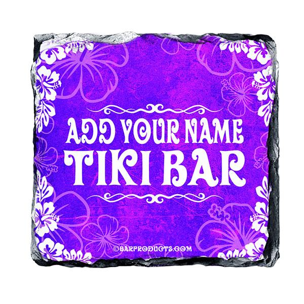 Tiki Themed CUSTOMIZABLE Rock Slate Coasters - Image 6
