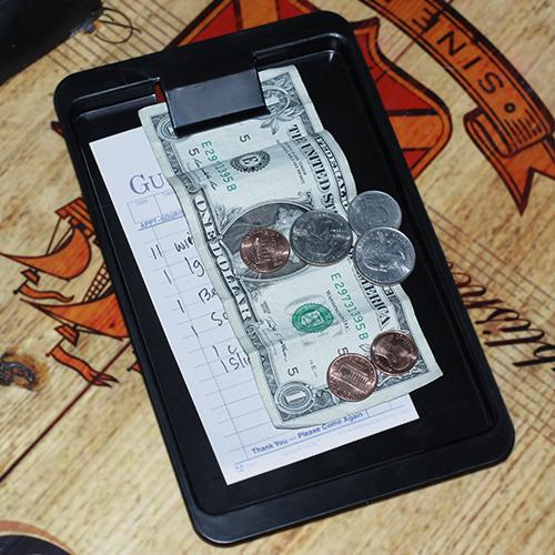 Tip Tray and Check Presenter - Black Plastic - Image 2