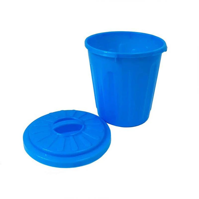 Trash Can Plastic Cups with Lids - 12 pack - 15 ounce - Image 3