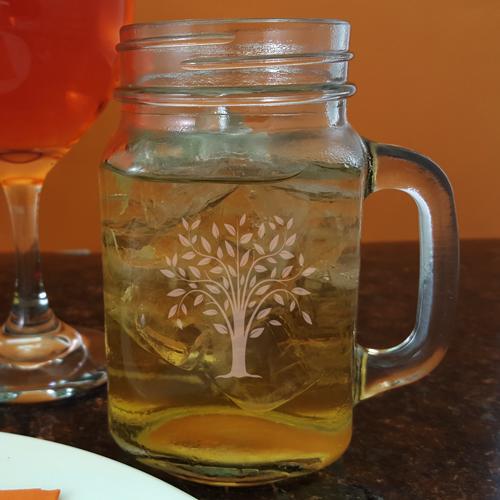 BarConic® Engraved Glass Drinkware - 20oz. Wine Glass, 16oz. Mason Jar Mug - Image 4