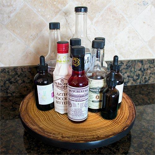 TREE RING Design Lazy Susan - 3 Different Sizes - For Kitchen Table Top - Handcrafted in USA - Image 5