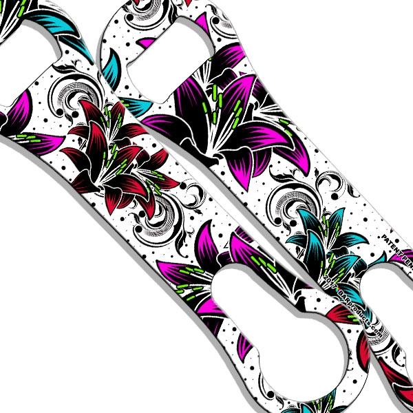 Tropical Floral V-Rod® Bottle Opener