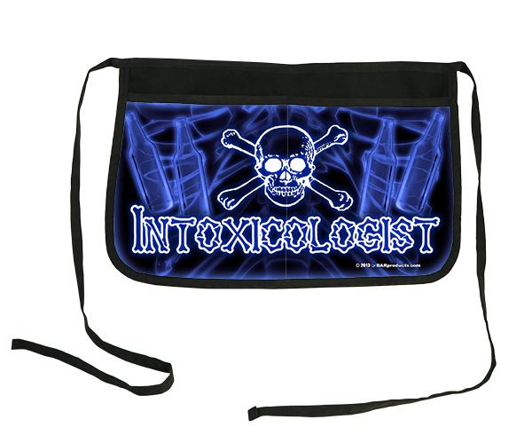 Two-Pocket Kolorcoat™ Server Apron - "Intoxicologist" - Image 3
