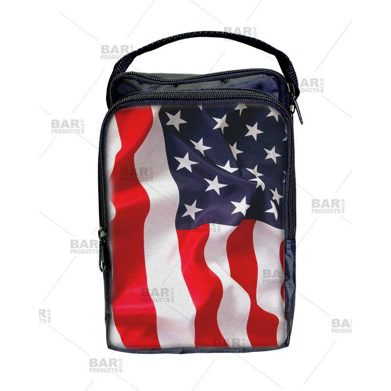 U.S. Flag Design Bartender Tote Bag - Image 2