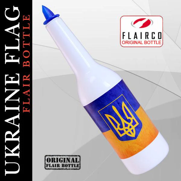 Ukraine Flag Kolorcoat™ Flair Bottle - 750ml