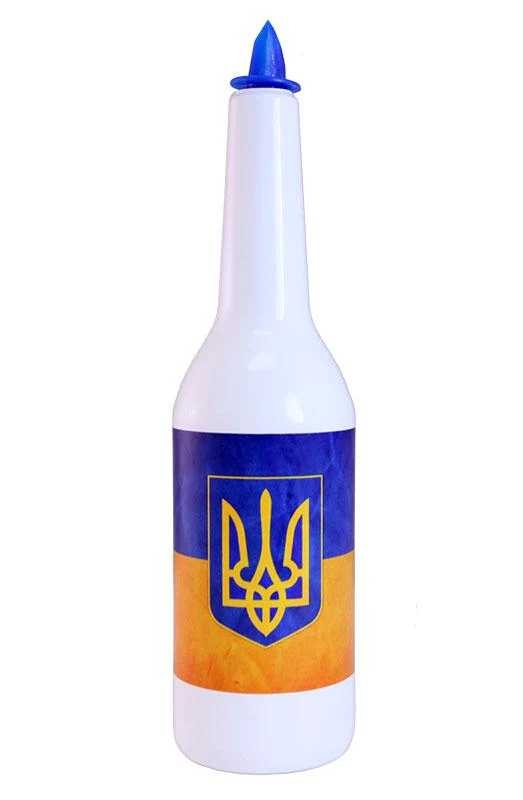 Ukraine Flag Kolorcoat™ Flair Bottle - 750ml - Image 2