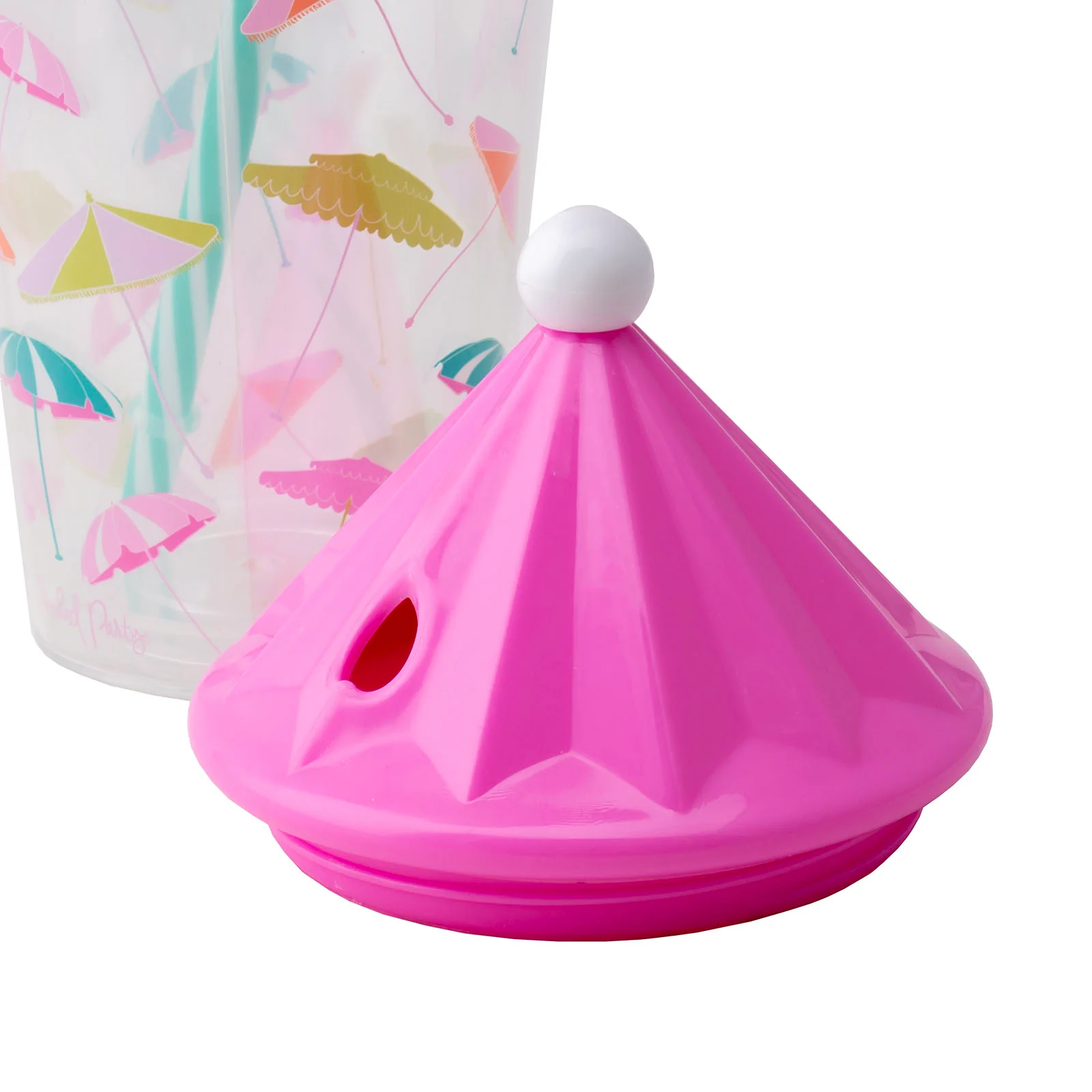 Umbrella Tumbler with Lid & Straw - 16 ounce - Image 4