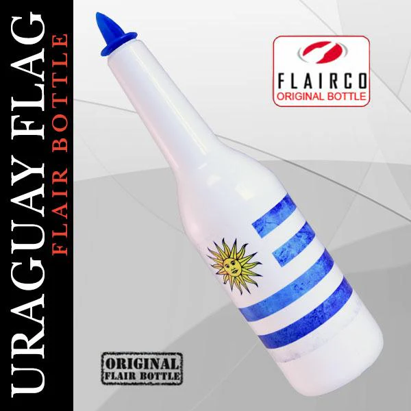 Uruguay Flag Kolorcoat™ Flair Bottle - 750ml