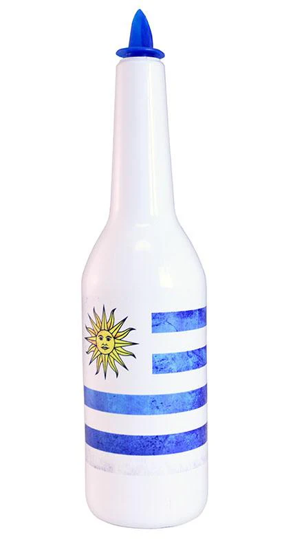 Uruguay Flag Kolorcoat™ Flair Bottle - 750ml - Image 2
