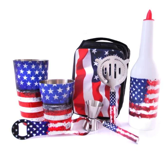 USA Flag Bartender Set - Image 2