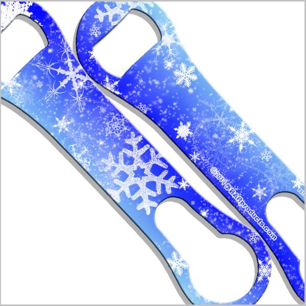 V-Rod® Bottle Opener - Frozen Snowflakes