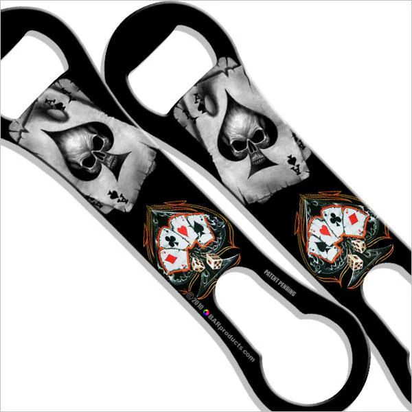 V-Rod® Bottle Opener / Pour Spout Remover - Dark Ace of Spades