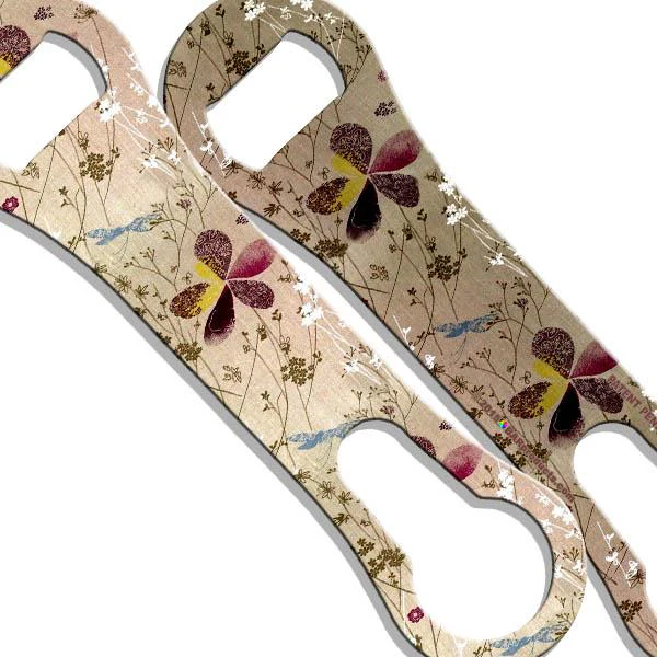 Rustic Floral V-Rod® Bottle Opener