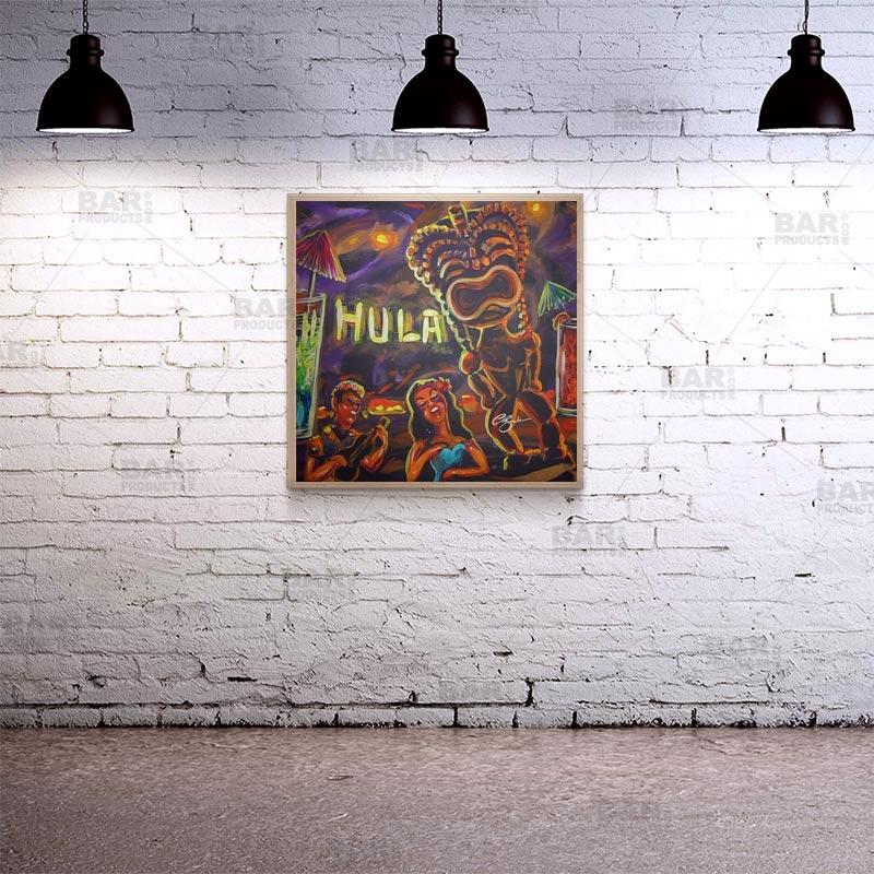Vintage Square Wooden Table Top - Two Sizes Available - Hulu Bar - Image 4