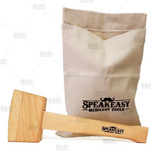 Speakeasy - Vintage Style Lewis Canvas Ice Crushing Bag - Image 3