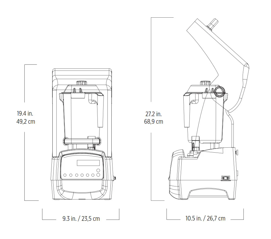 Vitamix® On-Counter Blending System - Touch and Go 32oz - Image 2