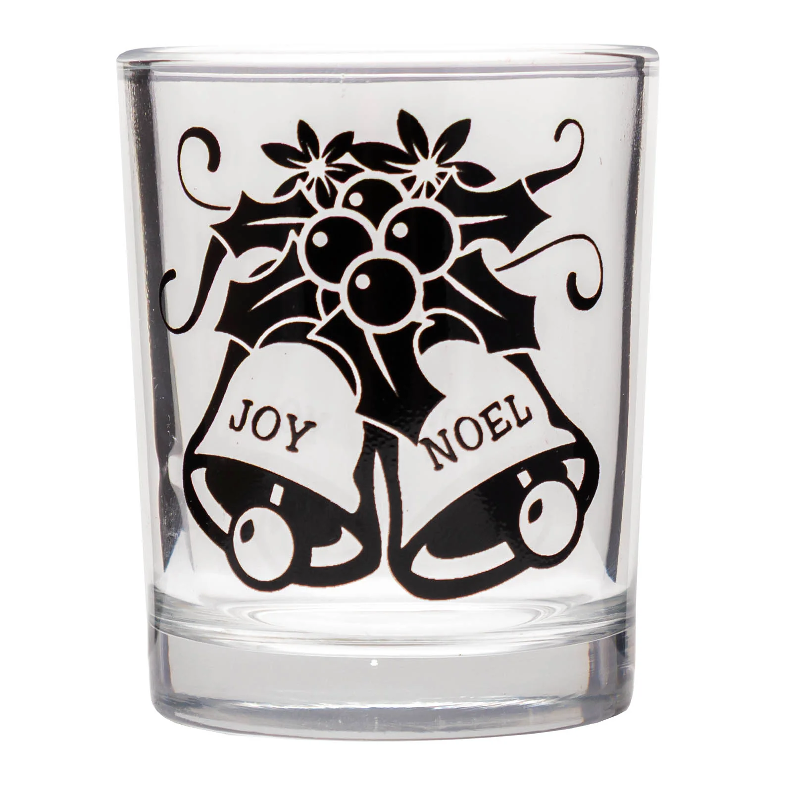 VOTIVE/SHOT GLASS - CHRISTMAS BELLS - 2.5 OZ. - Image 3