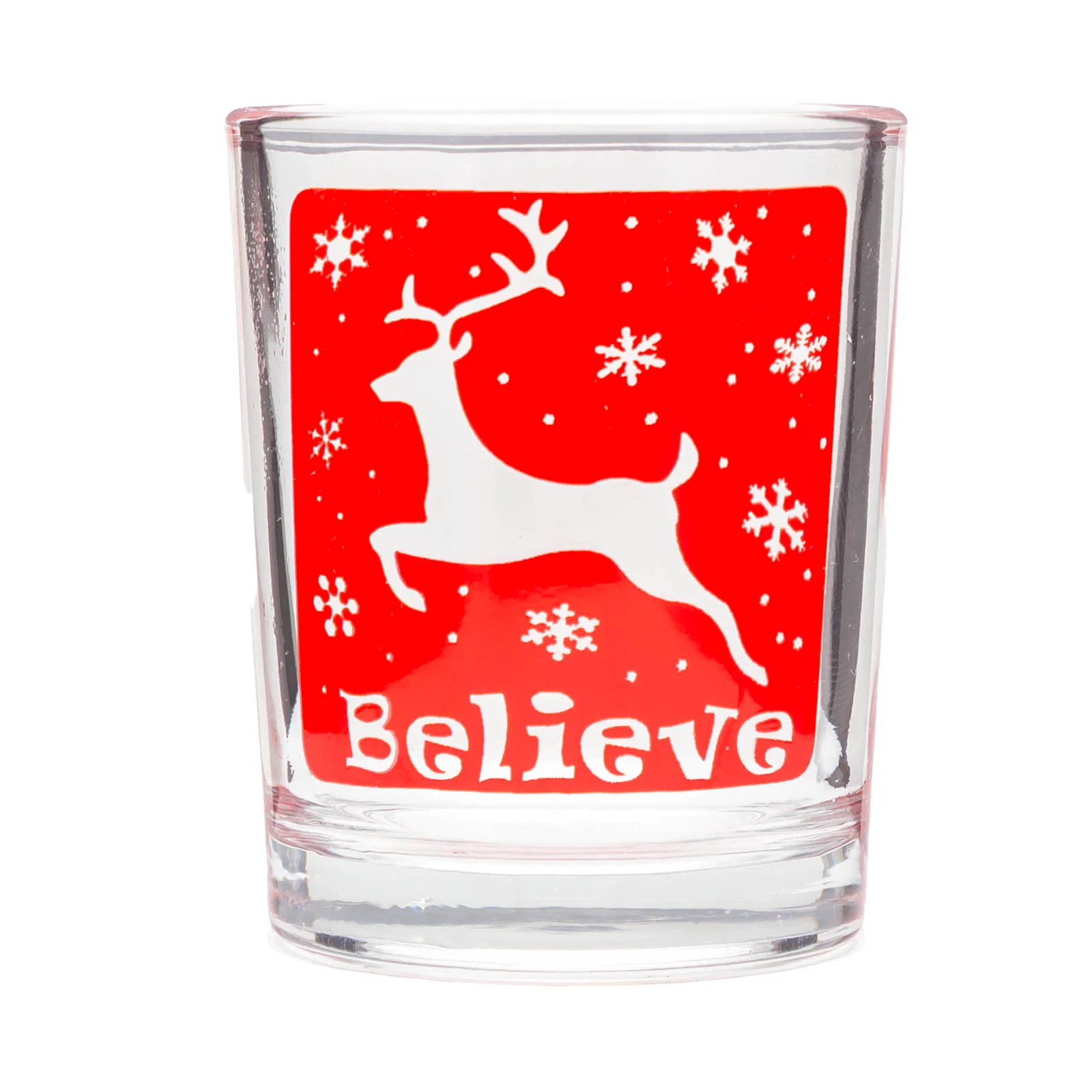 Votive/Shot Glass - Reindeer Believe - 2.5 Ounce - Image 3