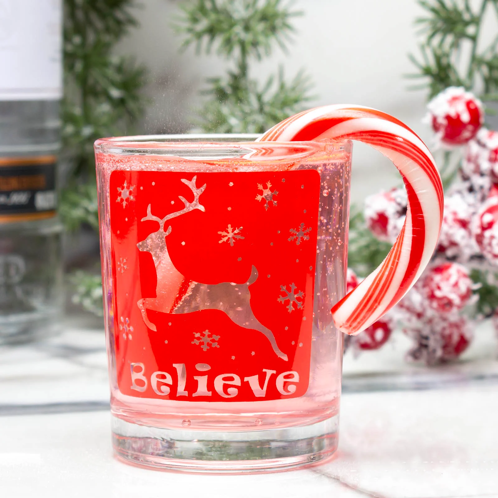 Votive/Shot Glass - Reindeer Believe - 2.5 Ounce - Image 7