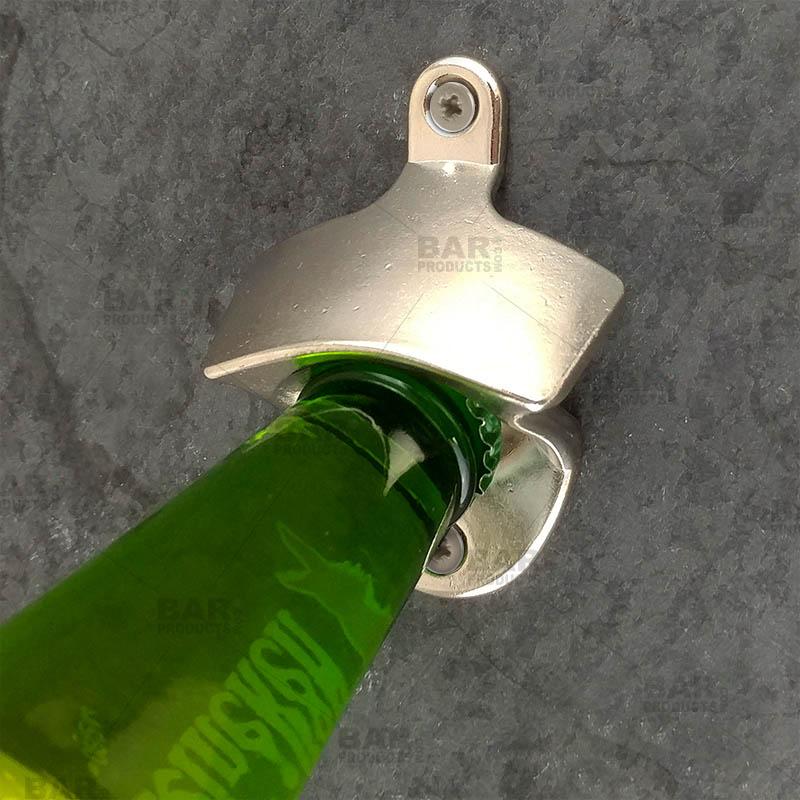Wall Mounted Bottle Opener - Silver - Image 2