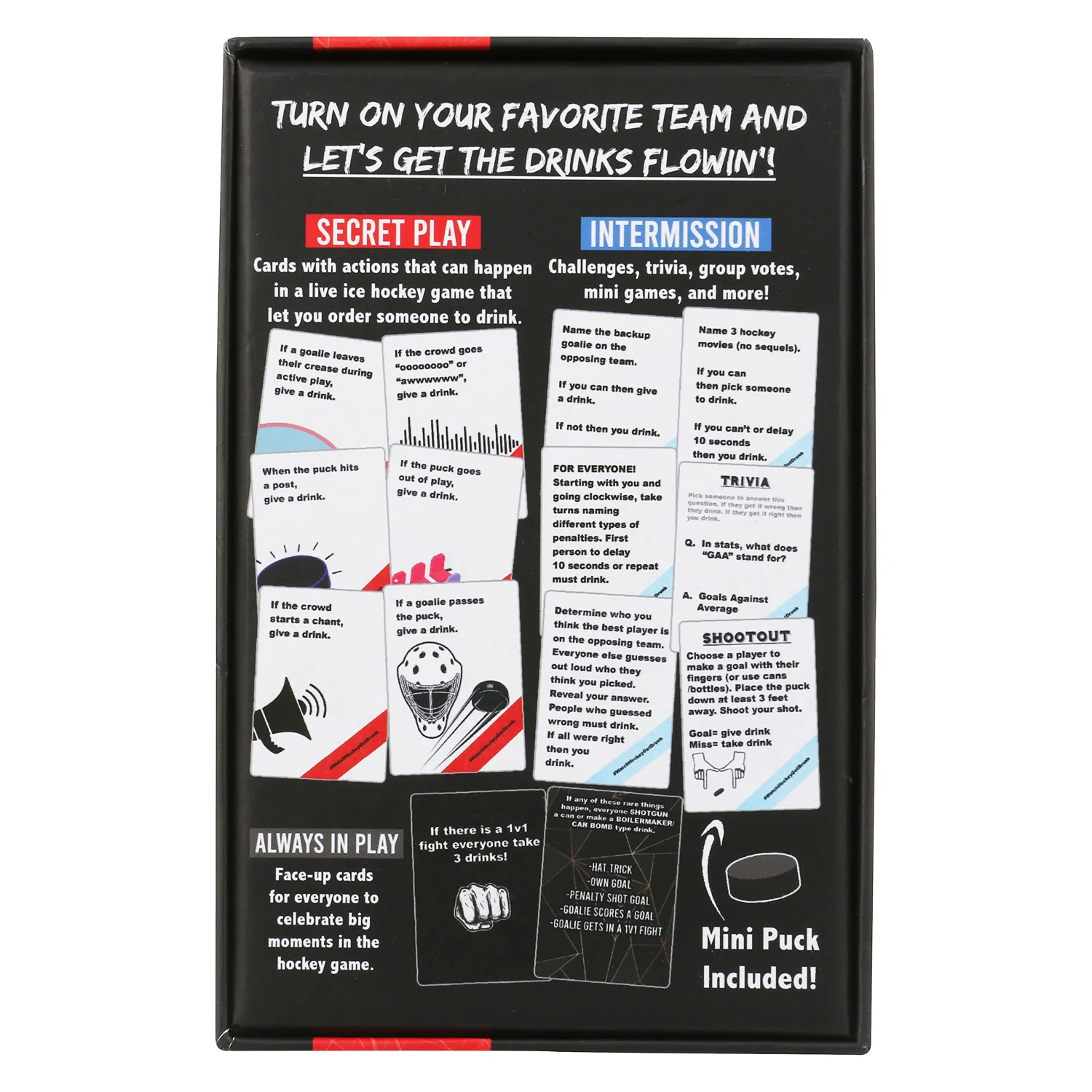 Watch Hockey, Get Drunk Card Game - Image 3