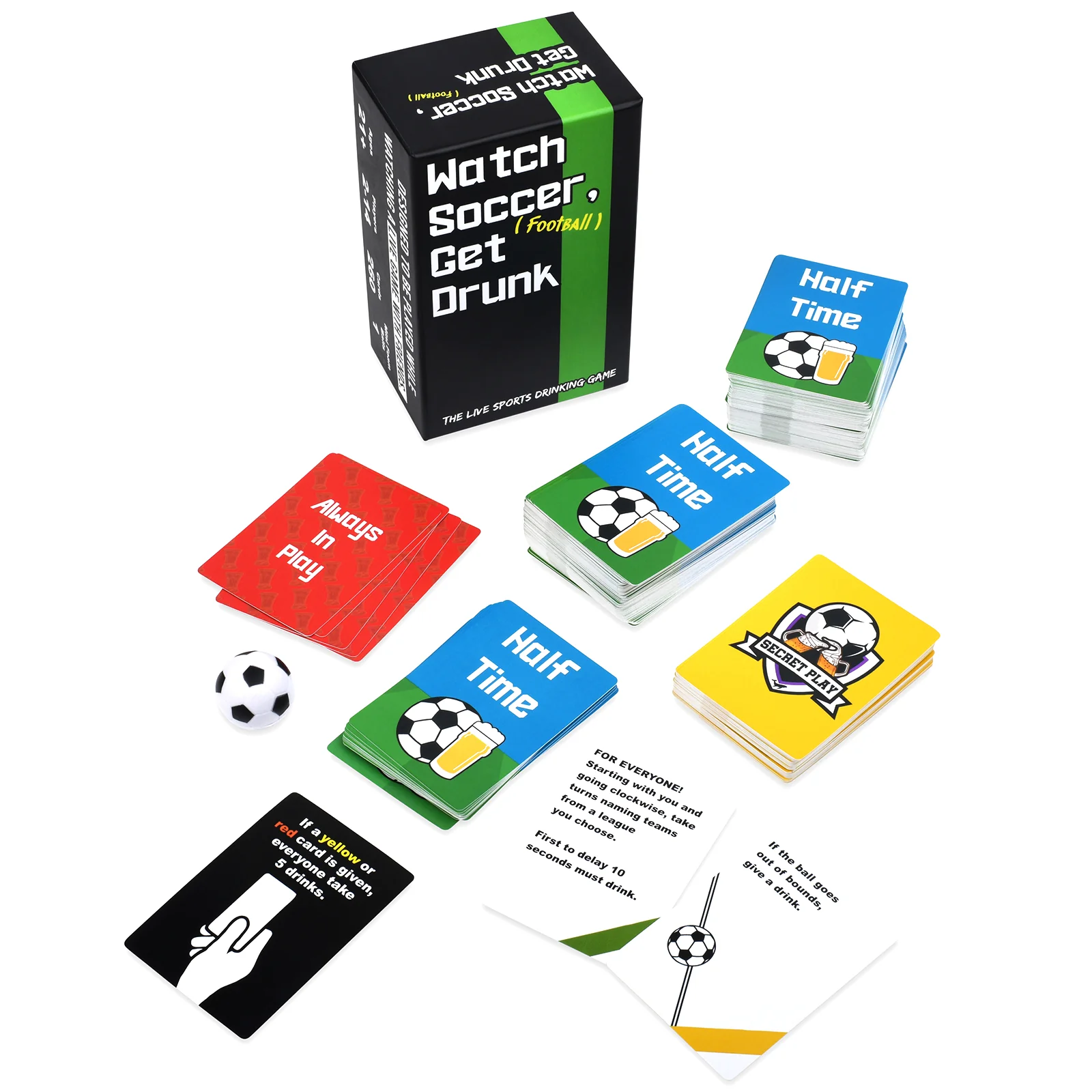 Watch Soccer, Get Drunk Card Game - Image 4
