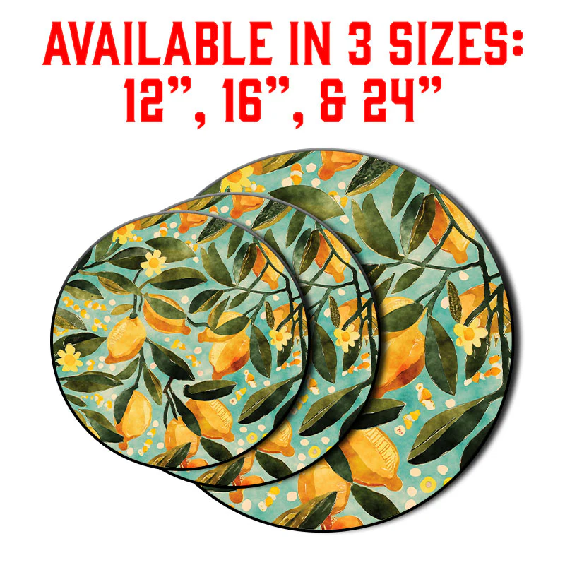 Watercolor Fruit Designs Lazy Susan - 3 Different Sizes - For Kitchen Table Top - Handcrafted in USA - Image 12