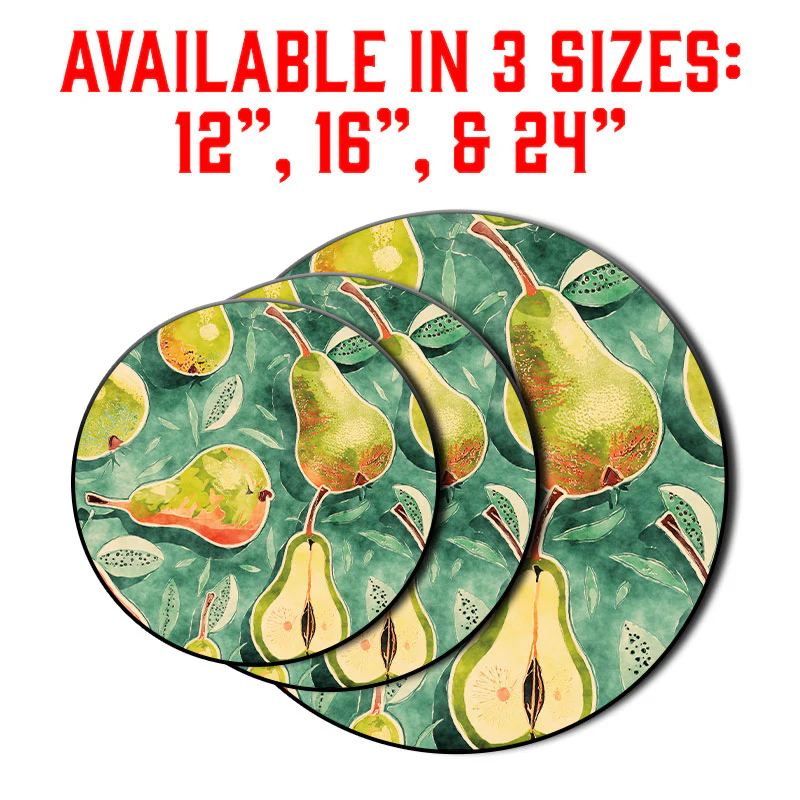 Watercolor Fruit Designs Lazy Susan - 3 Different Sizes - For Kitchen Table Top - Handcrafted in USA - Image 16