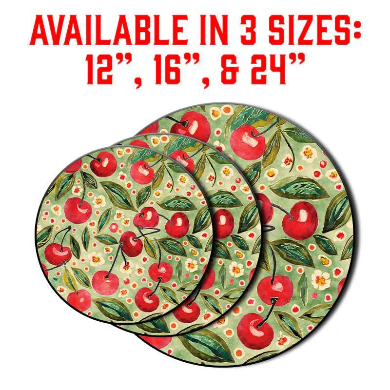 Watercolor Fruit Designs Lazy Susan - 3 Different Sizes - For Kitchen Table Top - Handcrafted in USA - Image 8