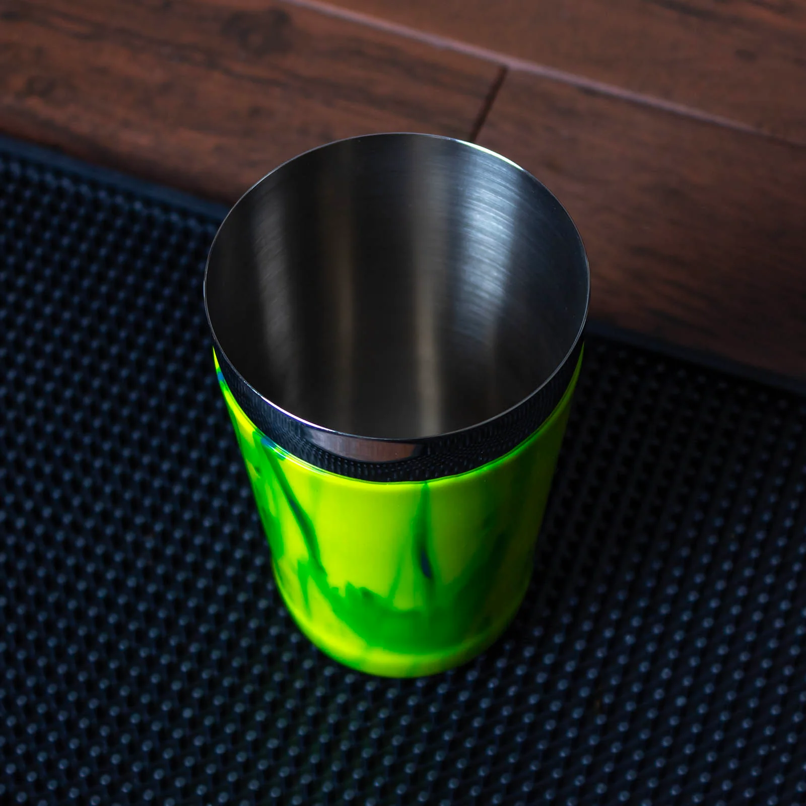 Weighted Vinyl Shaker - 18 ounce - Yellow Blue - Image 3