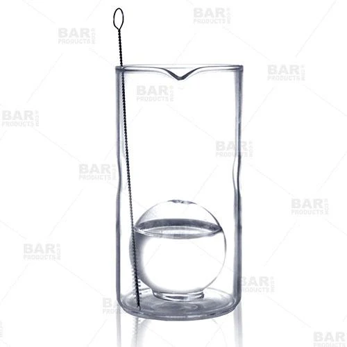 Glass Whiskey Pitcher with Ball Insert - 14 ounce - Image 4