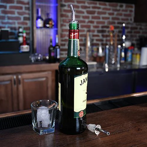 Whiskey Non-Collared Liquor Pourers - Packs of 12 - Color Options - Image 2