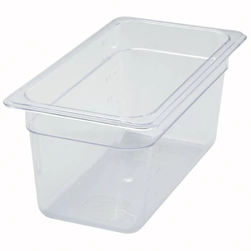 1/3 Size Clear Polycarbonate / Poly-Ware Food Pan (Various Sizes) - Image 3