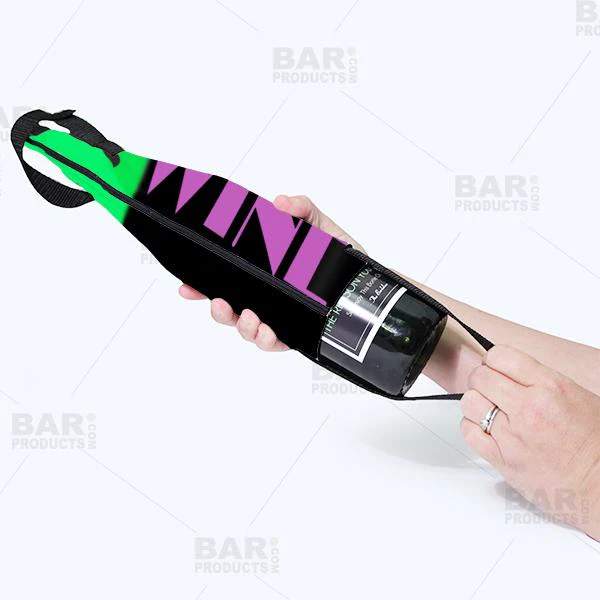 Wine Bottle Cooler with Strap - Image 3