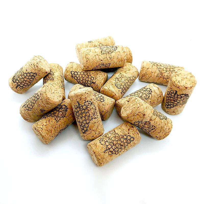 Wine Corks with Grape Design - #8 x 1 3/4" - 100 pack - Image 4