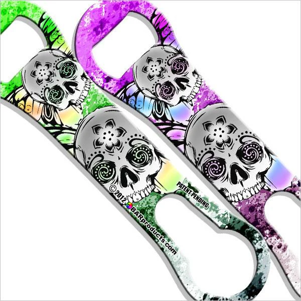Kolorcoat V-Rod® Bottle Opener - Winged Skulls