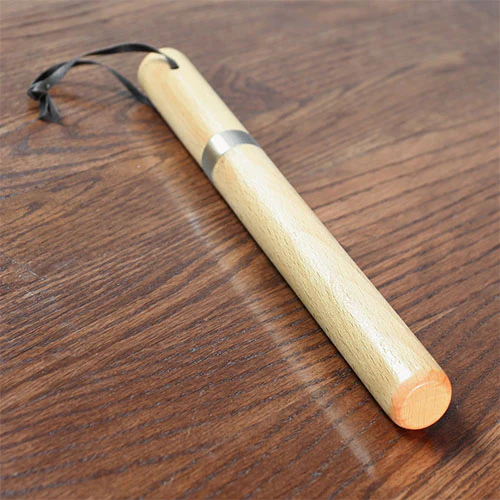 Wood 30cm Muddler with Leather Strap - Image 2