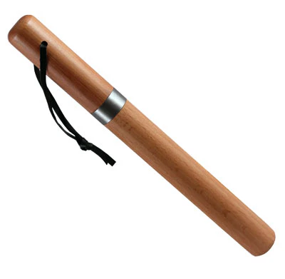Wood 30cm Muddler with Leather Strap - Image 3